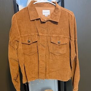 American Eagle Outfitters Tan Corduroy Jacket